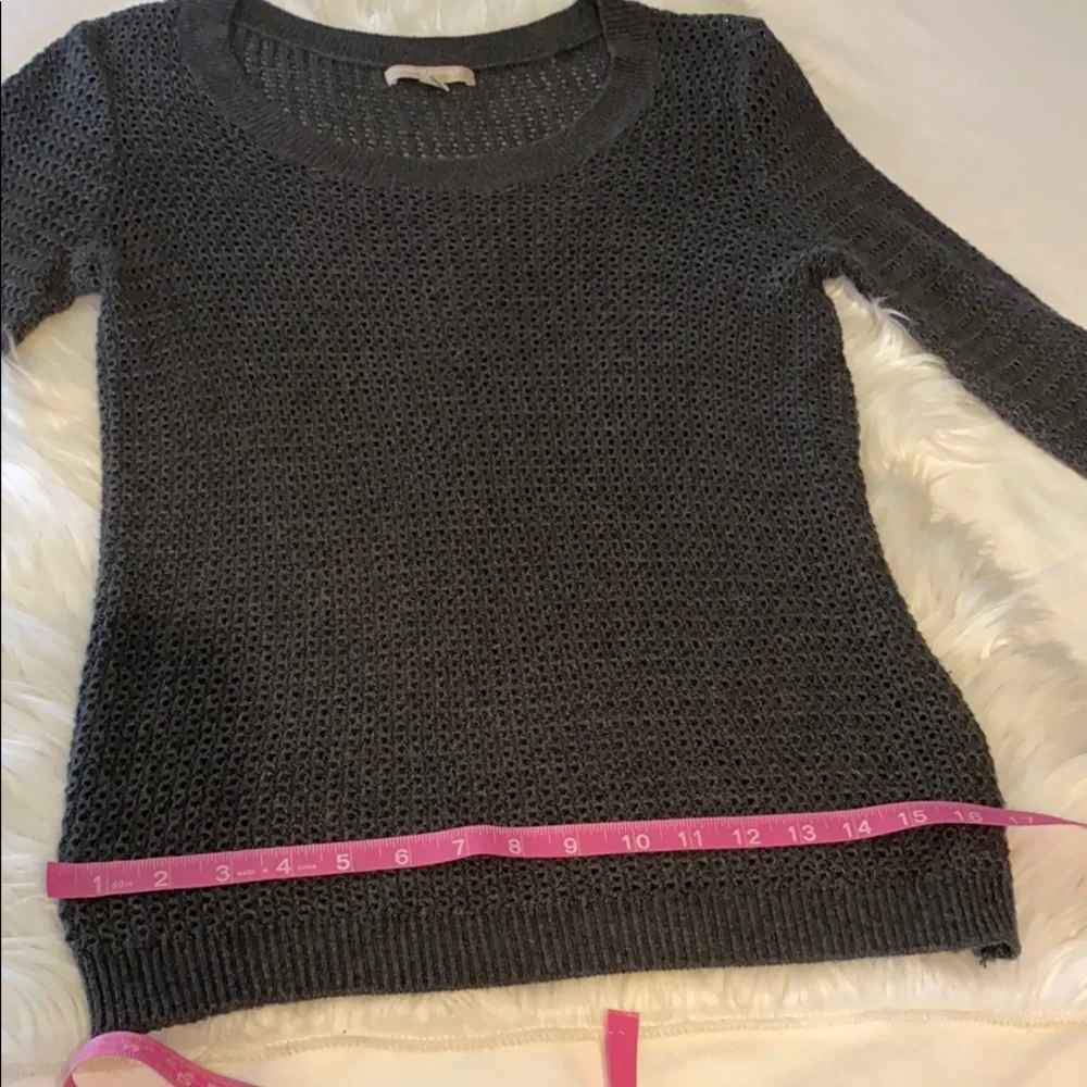 Banana Republic scoop neck gray sweater size small knit